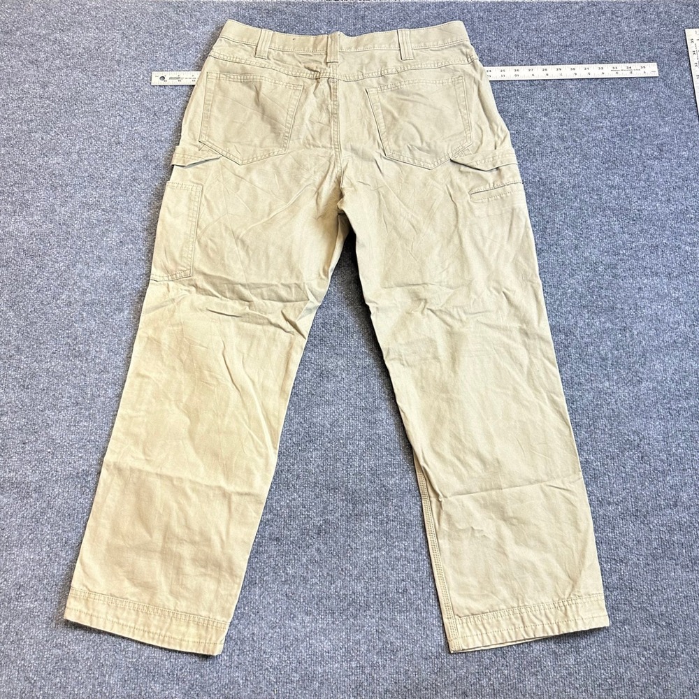 Amazon Essentials Carpenter Jeans Mens Size 36x31 Tan Khaki Cotton Canvas